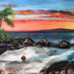 Sunset Over Maui