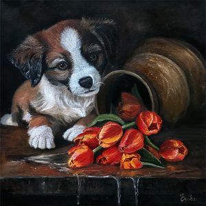 Erika_Farkas_The_cat_did_it_Oil_800